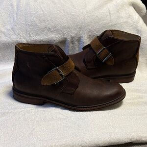 UGG Dark Brown Leather Chukka Boots